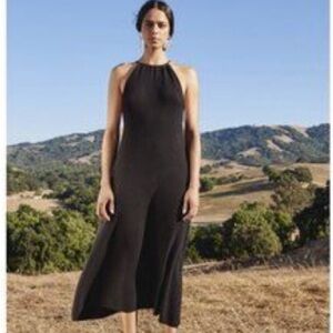 First RITE Black Knit Sweater Midi Organic cotton Dress . Size M